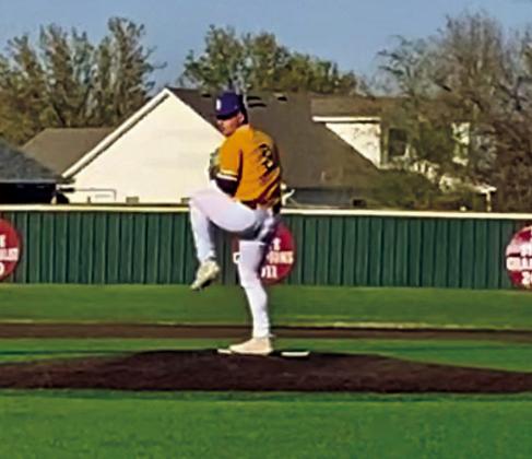 Tanner Aston delivers the pitch.