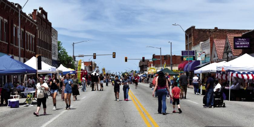 Over 5,000 people visited 63 vendors, were entertained by dancers and music groups and ate Lebanese food at Bristow's 2025 Tabouleh Fest on May 10. courtesy photo