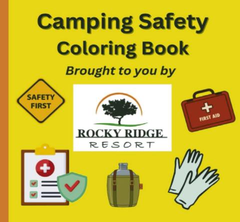 Locally crafted coloring books are provided for guests