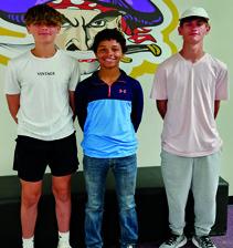 The Bristow Pirate boys tennis competed at Regionals on Monday. The following players qualified for State. Two doubles, Kaden Glisson, two doubles Jamarion Langley and one singles Josh Edens. Tennis coaches are Ray Tankersley and Tammie Capps. Qualifiers are Josh Edens, Jamarion Langley and Kaden Glisson. courtesy photo