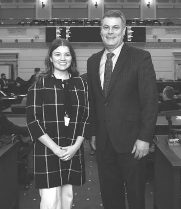 Bristow High School senior Josi Morquecho was chosen as a Senate page during the week of March 22. Her parents are Jeff and Shelly Morquecho of Bristow. Josi is graduating as Valedictorian of Distinction..