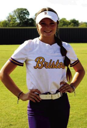 Kinzie Williams was recently voted Oklahoma Coach’s Association Region 2 Athlete of the Year. Williams has all stated in softball and cheer, made the Tulsa World all softball team and is currently winning several events in track. courtesy photo