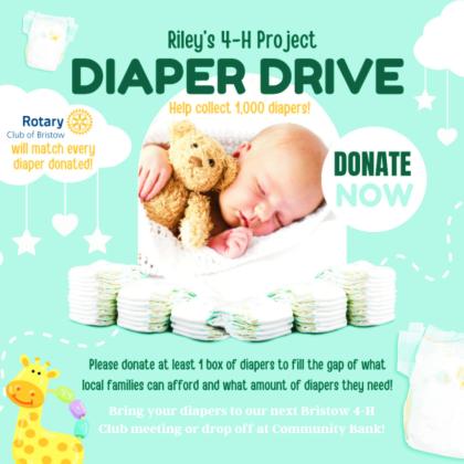 Rotary Club partners for diaper collection