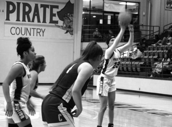 Camille Pritchard shoots for the hoop. courtesy photos