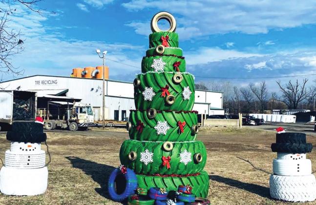 Oklahoma Tire Recyclers Christmas Greeting. courtesy photo