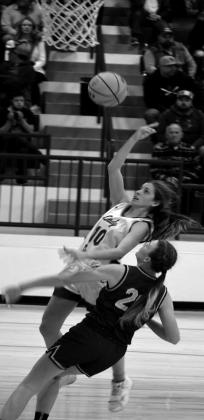 Morgan Steele with the lay up. courtesy photo