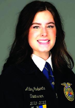 Abbey Roberts a candidate for state FFA office