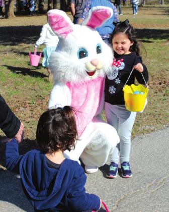 The Easter Bunny visits Bristow