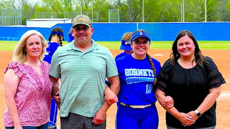 McKenna Norvell with parents Alicia Norvell and Glen and Renee Norvell. courtesy photo