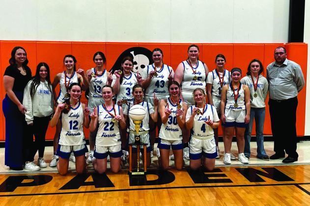 he Depew Lady Hornets took first place in the Paden Tournament over the weekend.