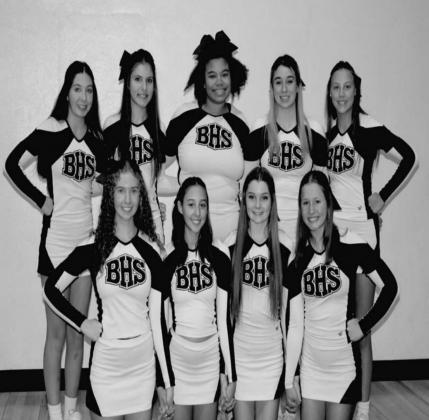 Back row from left, Kynlee Murphy, Lacey Moody, Divinety Johnson, Hailey Langley, Allie Brewer. Front row from left, Kirby Jones, Donn Schroer, Kinzie Williams, Carlie Capps, not pictured Emma Alford.