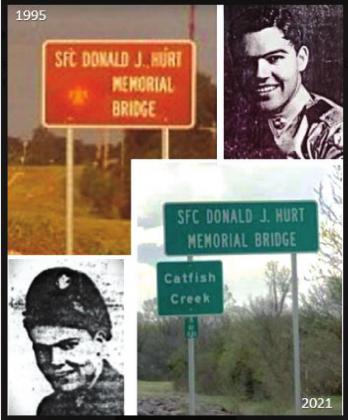 New signage for SC Donal Hurt Memorial
